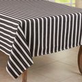 Saro Lifestyle SARO  Cotton Tablecloth with Striped Design 306.BW70S